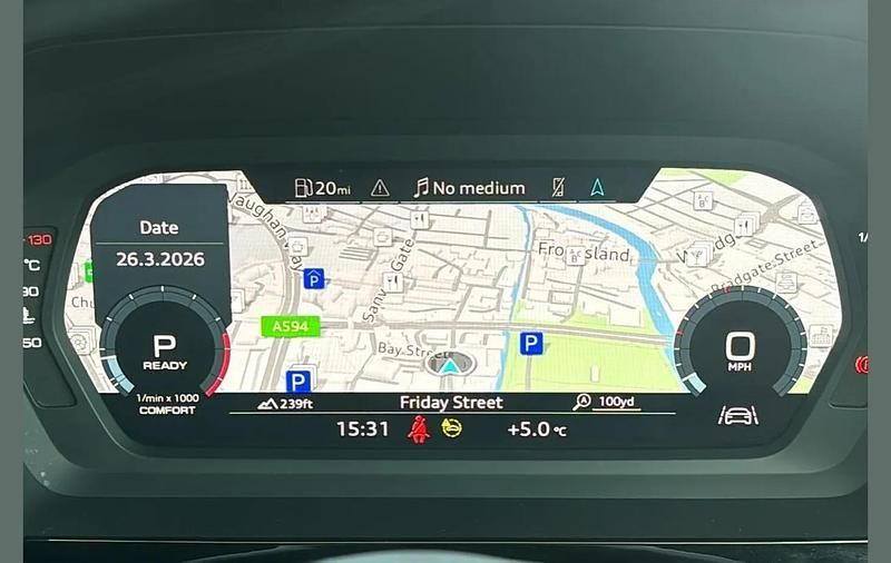 Used Audi A3 S-Line 147 HP (108 kW) 2022 Black Sedan