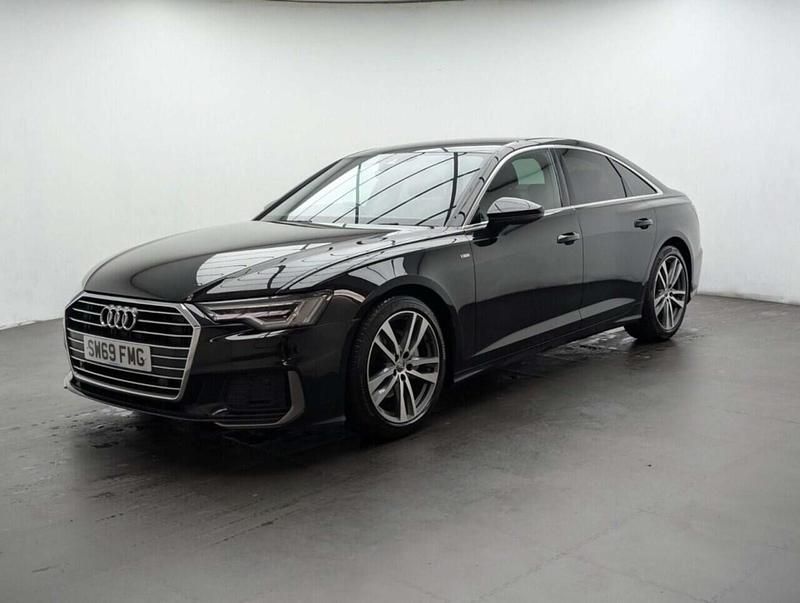 Used Audi A6 S-Line 204 HP (150 kW) 2019 Black Sedan