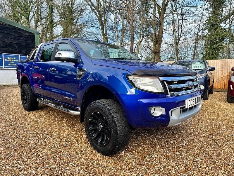 Blue Used 2015 Ford Ranger Limited Pickup | £12,495 (Good price) - Image 1/4