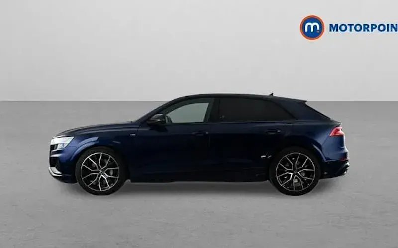 Used Audi Q8 Black Edition 381 HP (280 kW) 2021 Blue SUV