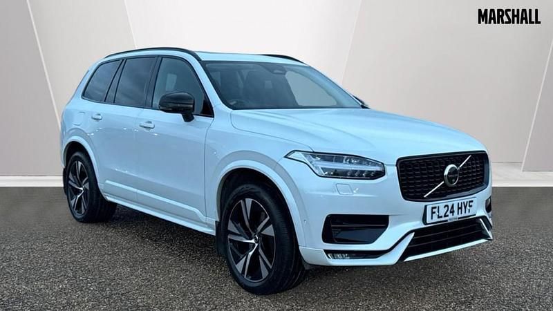 Metallic crystal white Used 2024 Volvo XC90 Plus SUV | £43,790 (Fair price) - Image 1/4