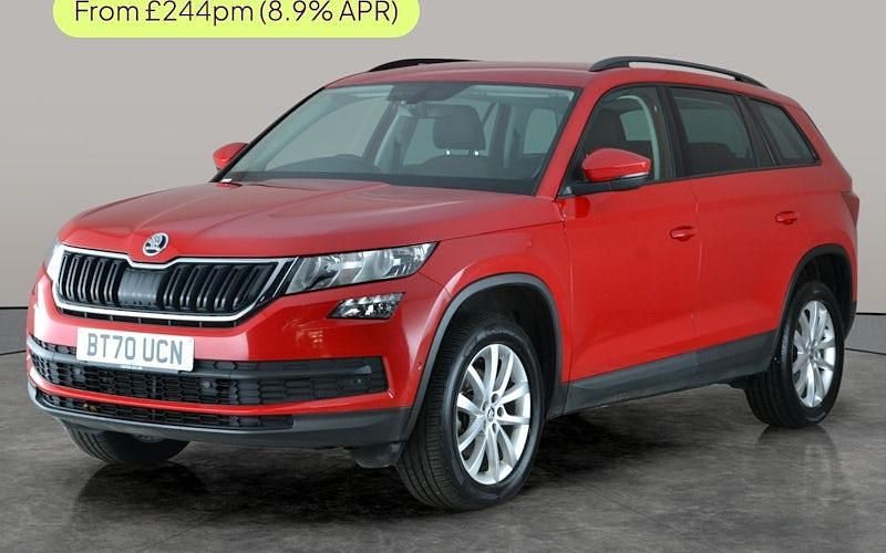 Used Skoda Kodiaq SE 150 HP (110 kW) 2019 Red SUV