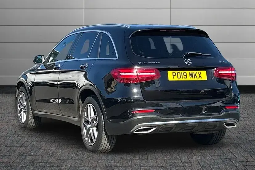 Used Mercedes GLC220 AMG line 170 HP (125 kW) 2019 Black SUV