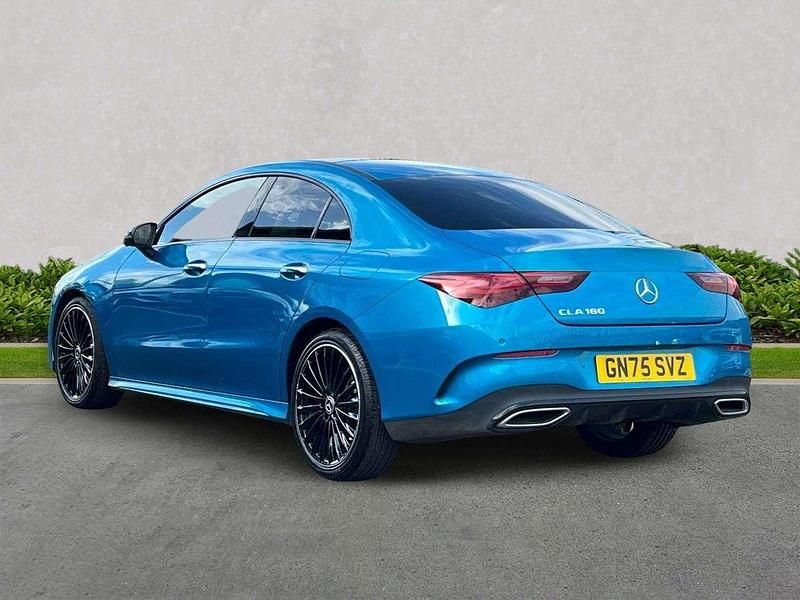 Used Mercedes CLA180 AMG Line Premium Plus 136 HP (100 kW) 2025 Blue Sedan
