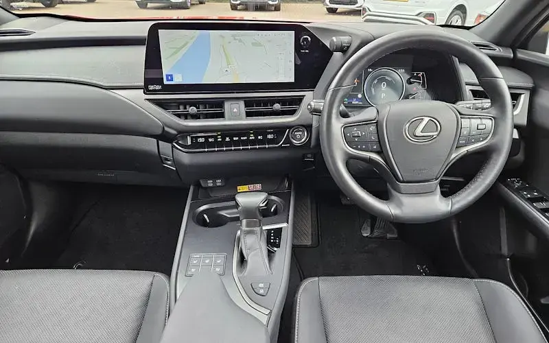 Used Lexus UX E-FOUR 184 HP (135 kW) 2023 Red SUV
