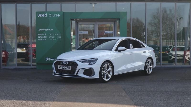 Used Audi A3 S-Line 110 HP (80 kW) 2022 White Sedan