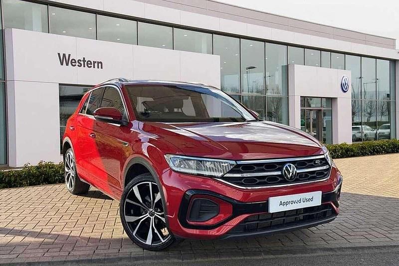 Red Used 2022 VW T-Roc R-line SUV | £21,890 (Fair price) - Image 1/4
