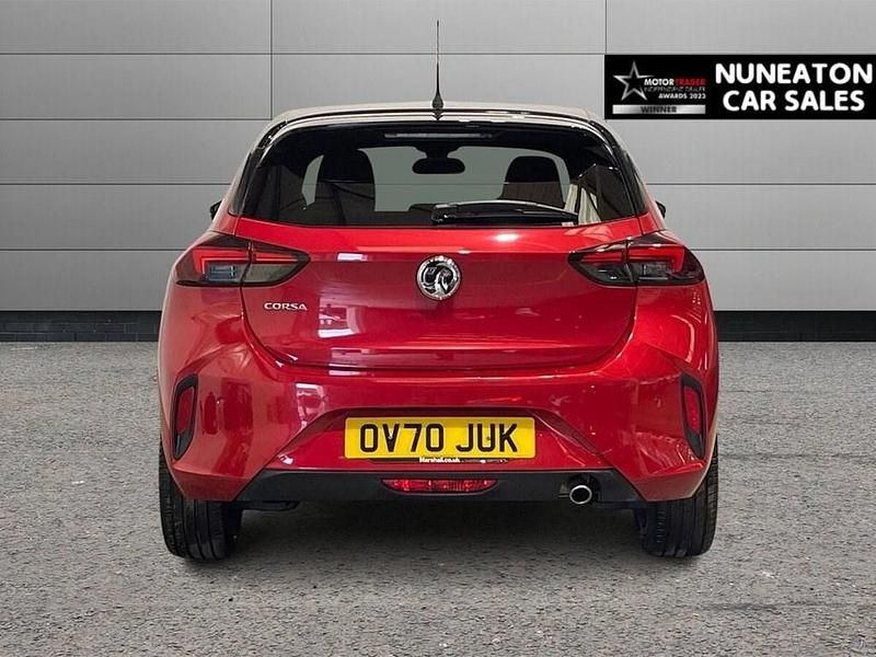 Used Vauxhall Corsa SRi 100 HP (73 kW) 2020 Red Hatchback
