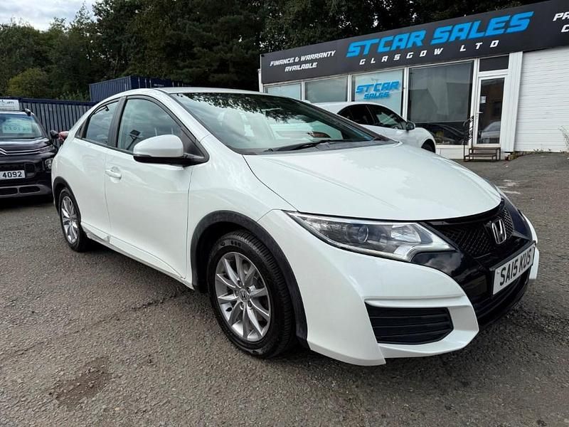 White Used 2015 Honda Civic S Hatchback | £3,990 (Good price) - Image 1/4