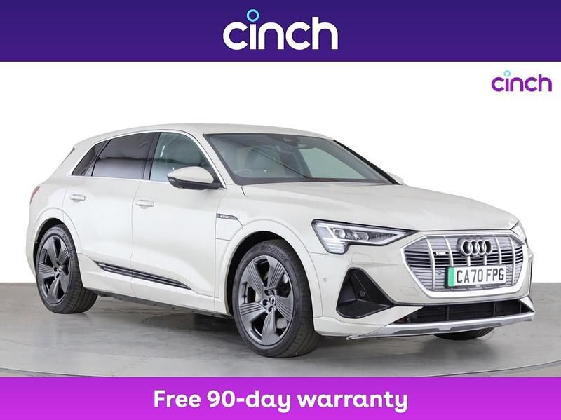 Beige Used 2020 Audi e-tron S-Line SUV | £20,899 (Fair price) - Image 1/3