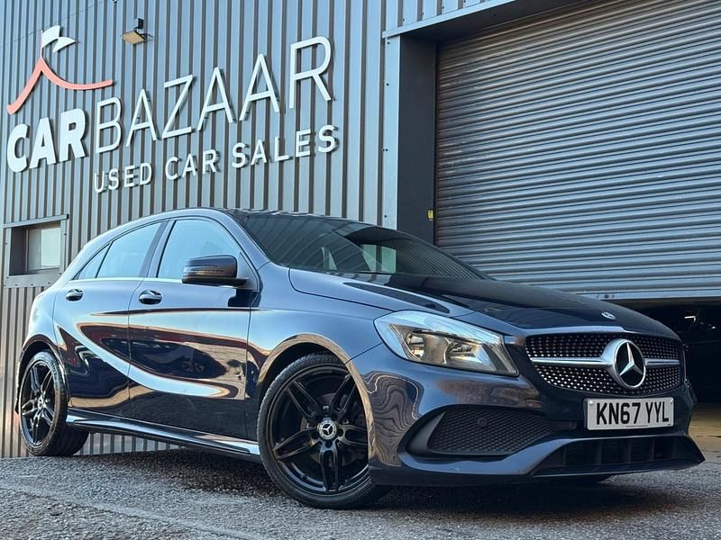 Used Mercedes A200 AMG line 2017 Blue Hatchback