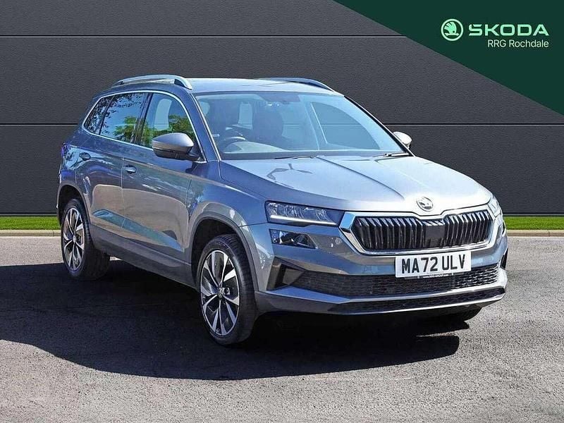 Graphite grey metallic Used 2022 Skoda Karoq SE L SUV | £20,250 (Fair price) - Image 1/4
