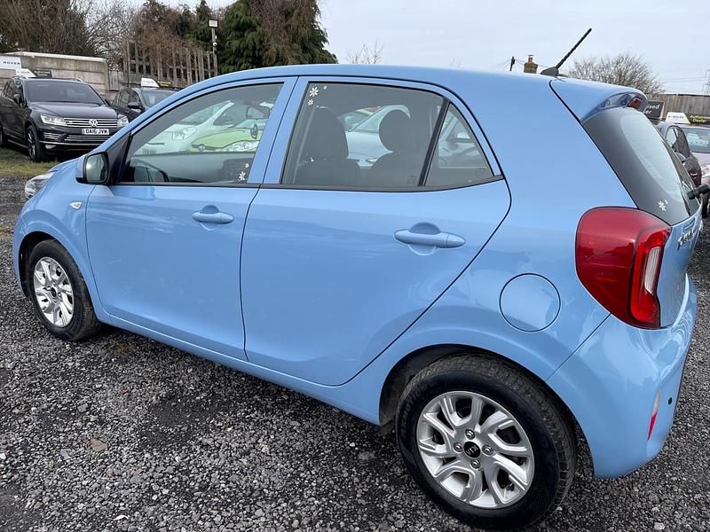 Used Kia Picanto 83 HP (61 kW) 2018 Blue Hatchback