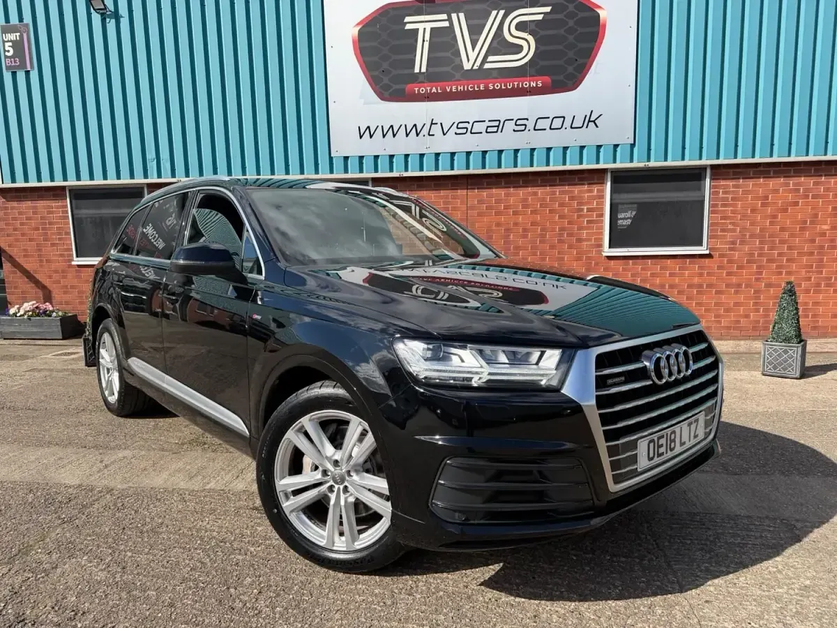 Used Audi Q7 S-Line 218 HP (160 kW) 2018 Black SUV