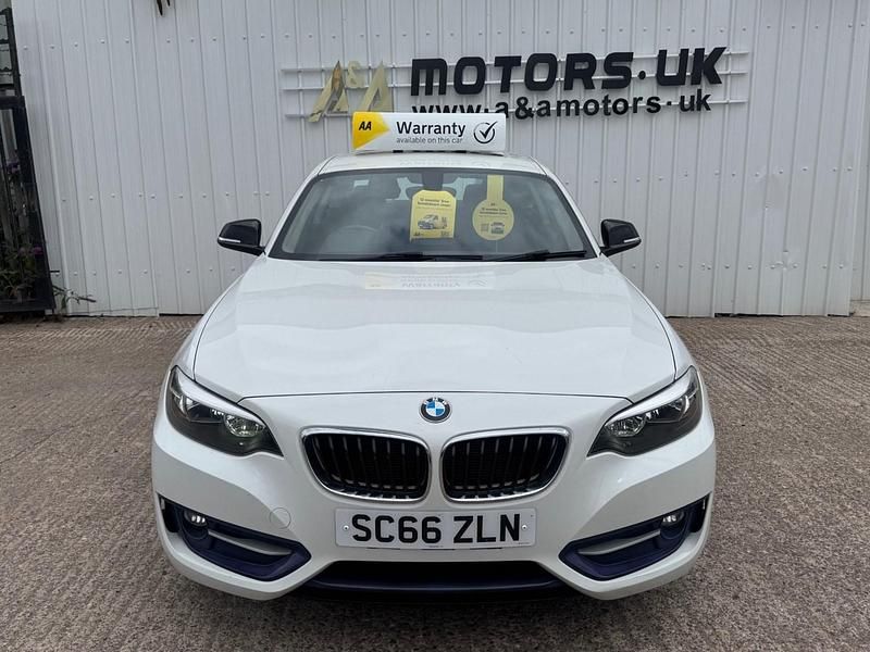 White Used 2017 BMW 218 Sport Line Coupe | £8,900 (Super price) - Image 1/4