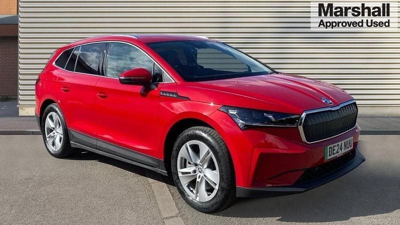 Red Used 2024 Skoda Enyaq iV SUV | £29,423 (Good price) - Image 1/4