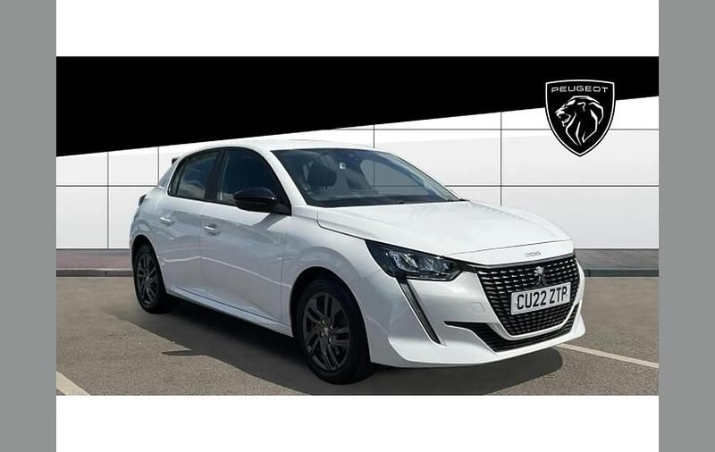 White Used 2022 Peugeot 208 Active Premium Hatchback | £14,518 (Fair price) - Image 1/4