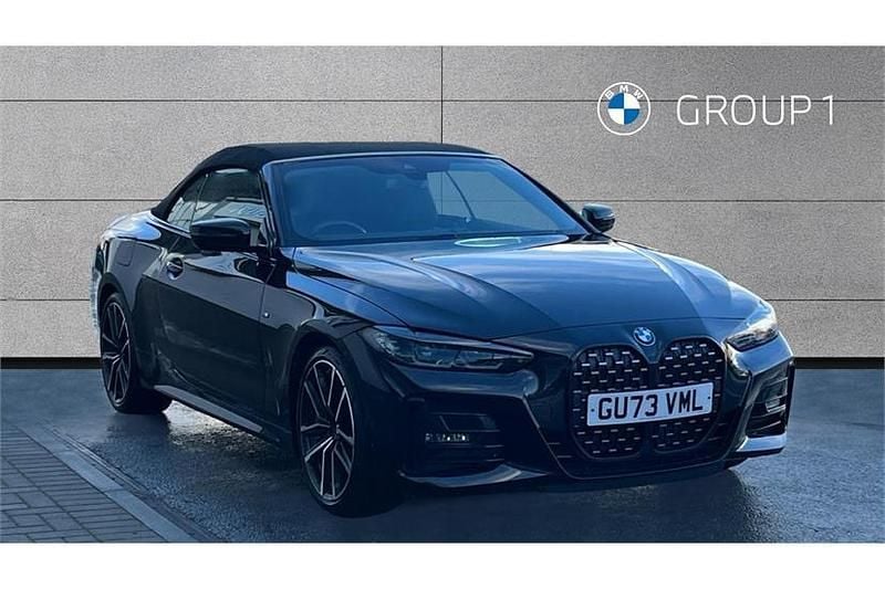 Black Used 2023 BMW 420 M Sport Cabriolet | £35,475 (Fair price) - Image 1/4