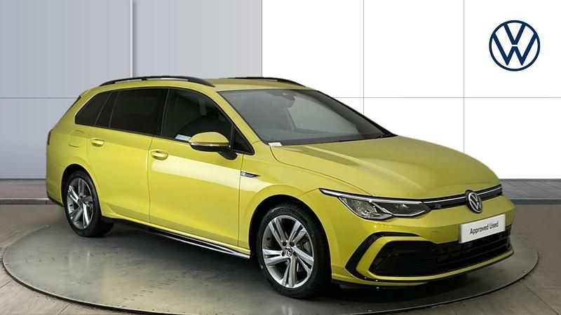 Yellow Used 2023 VW Golf VIII R-line Estate | £23,069 (A bit pricey) - Image 1/3