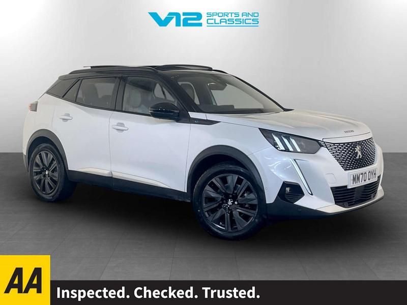 Used Peugeot e-2008 GT 100 kW (136 HP) 2020 White SUV