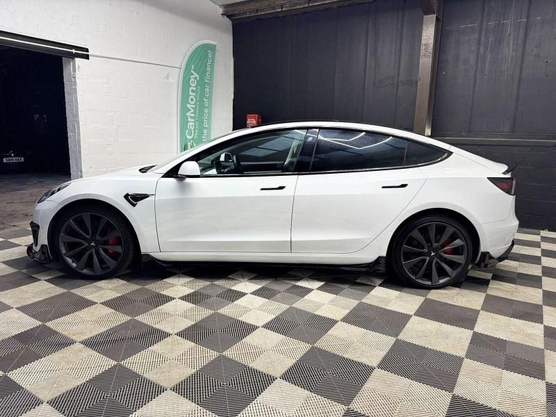 Used Tesla Model 3 Performance 461 kW (627 HP) 2020 White Sedan