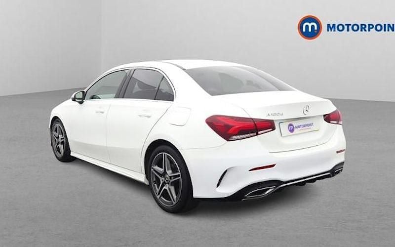 Used Mercedes A180 AMG line 116 HP (85 kW) 2020 White Sedan