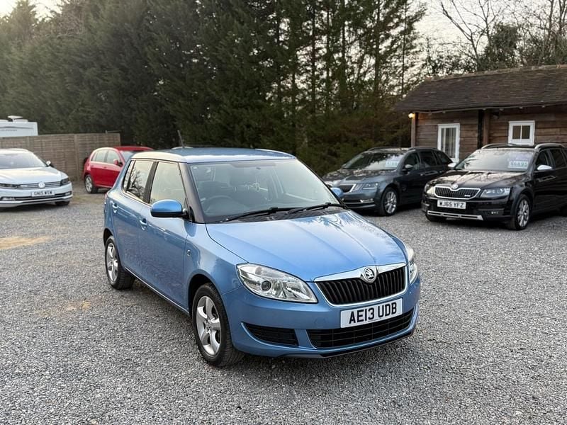 Used Skoda Fabia SE 2013 Blue Hatchback
