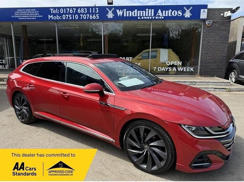 Red Used 2022 VW Arteon R-line Estate | £16,450 (Good price) - Image 1/4