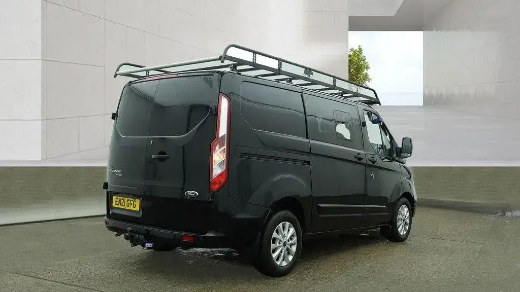 Used Ford Transit Custom Limited 170 HP (125 kW) 2021 Black Van