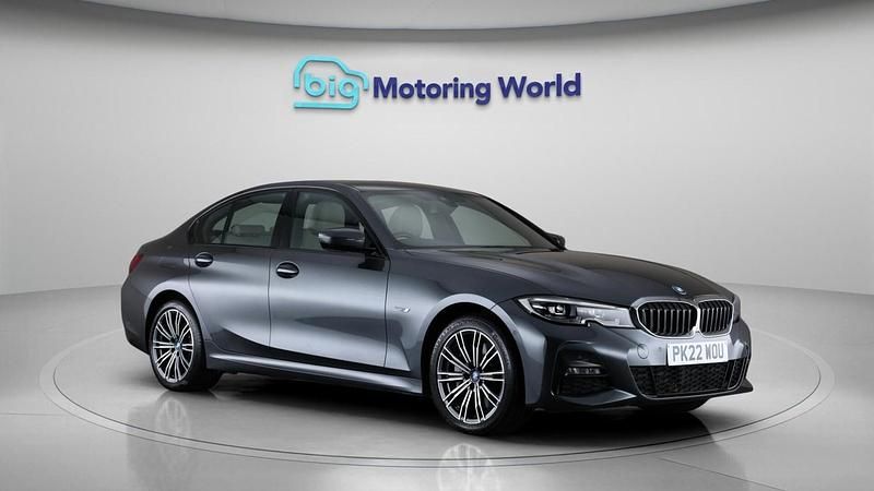 Grey Used 2022 BMW 330e M Sport Sedan | £24,400 (Good price) - Image 1/4