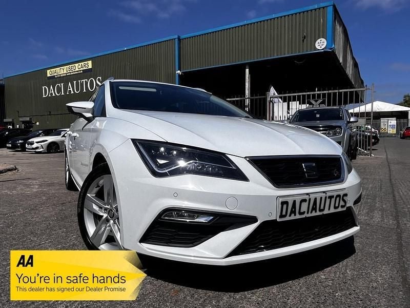 White Used 2019 Seat Leon ST FR Estate | £8,995 (Fair price) - Image 1/4