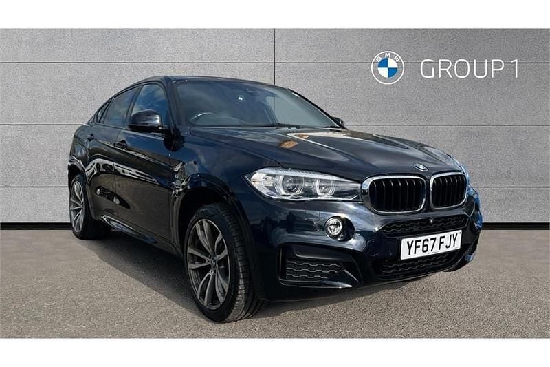 Used BMW X6 M Sport 258 HP (189 kW) 2018 Carbon black SUV