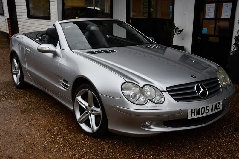 Silver Used 2005 Mercedes SL350 Cabriolet | £7,995 (Good price) - Image 1/4