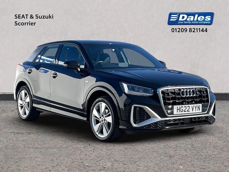 Black Used 2022 Audi Q2 S-Line SUV | £20,000 (Expensive) - Image 1/4