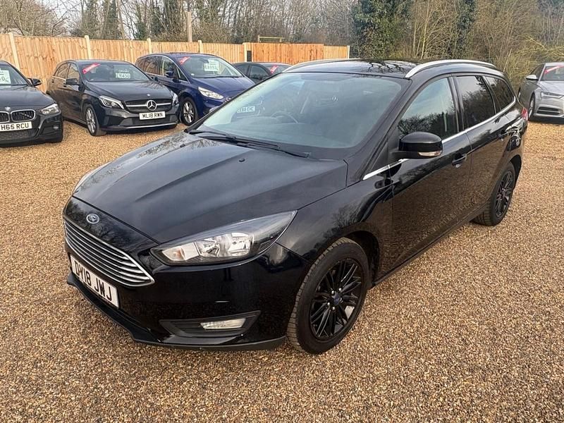 Used Ford Focus Zetec 2018 Black Estate