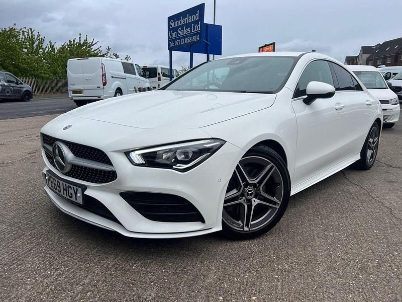 White Used 2019 Mercedes CLA200 AMG line Coupe | £19,695 (Fair price) - Image 1/4