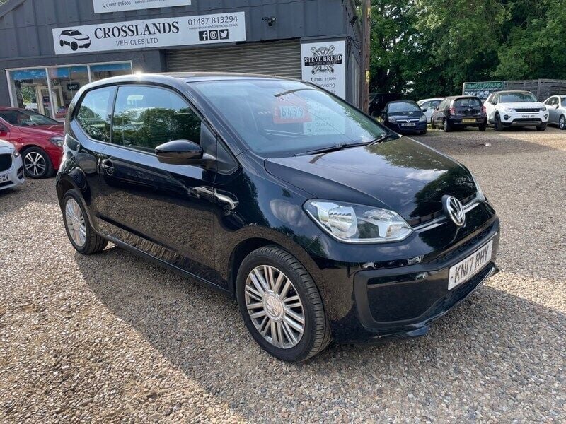 Black Used 2017 VW up! move up! Hatchback | £6,499 (Fair price) - Image 1/4