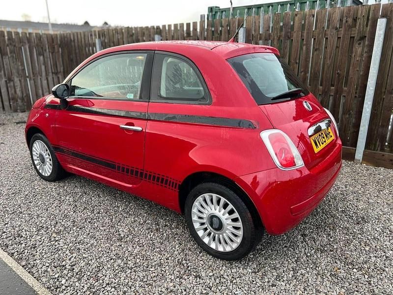 Used Fiat 500 Pop 69 HP (50 kW) 2009 Red Hatchback