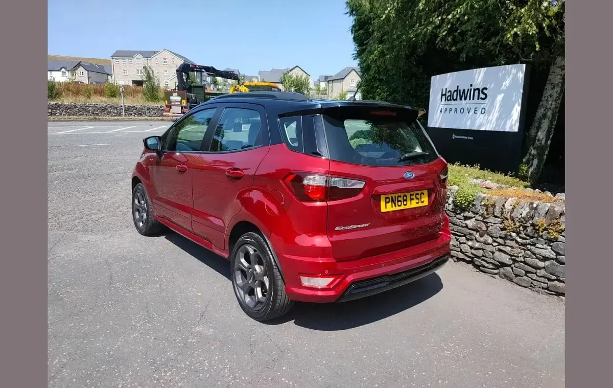 Used Ford Ecosport ST-Line 138 HP (101 kW) 2018 Red SUV