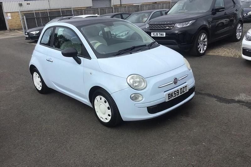 Blue Used 2009 Fiat 500 Pop Hatchback | £1,495 (Good price) - Image 1/1