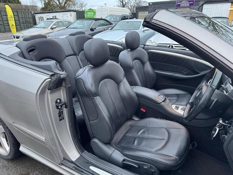 Used Mercedes CLK280 2008 Silver Cabriolet