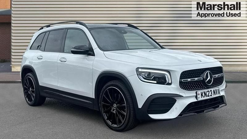 White Used 2023 Mercedes GLB220 AMG line SUV | £31,434 (Good price) - Image 1/4