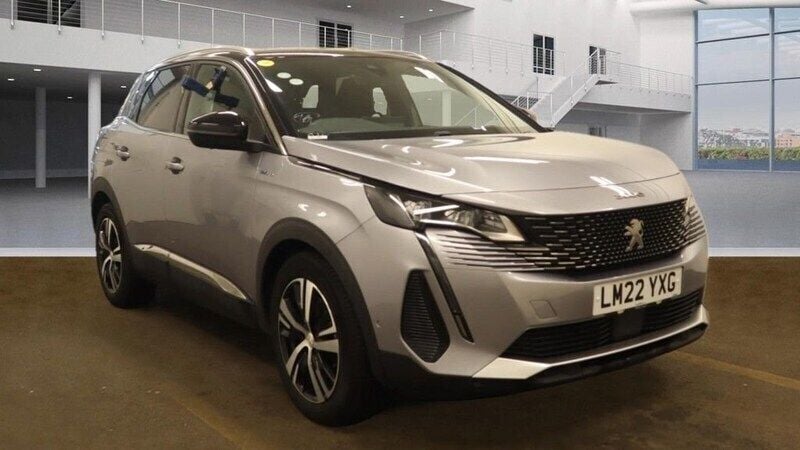 Grey Used 2022 Peugeot 3008 GT SUV | £18,999 (Fair price) - Image 1/4