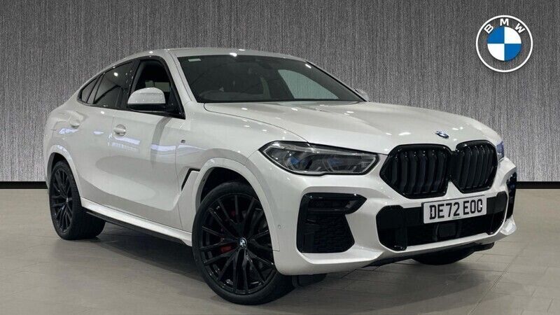 White Used 2022 BMW X6 M Sport SUV | £49,299 (Fair price) - Image 1/4