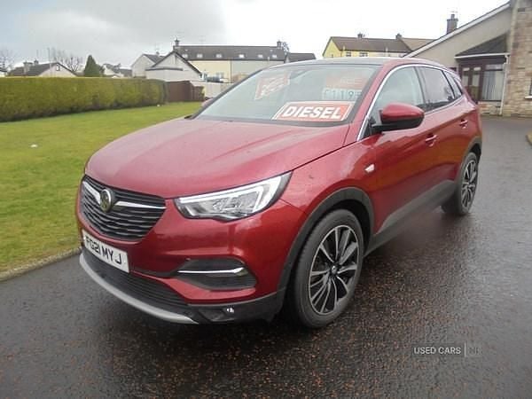 Used Vauxhall Grandland X Elite 130 HP (95 kW) 2021 Red SUV