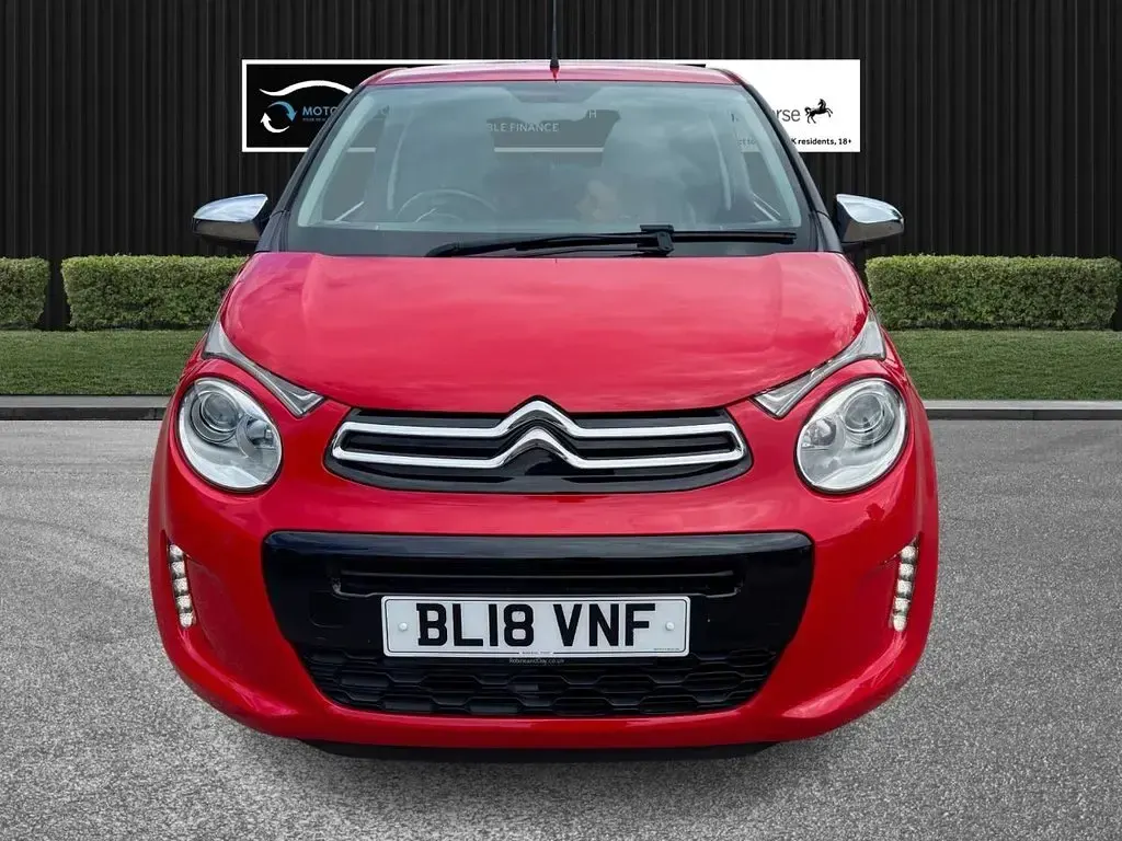 Used Citroën C1 Flair 82 HP (60 kW) 2018 Red Hatchback