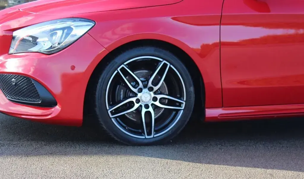 Used Mercedes CLA220 AMG line 174 HP (127 kW) 2016 Red Sedan