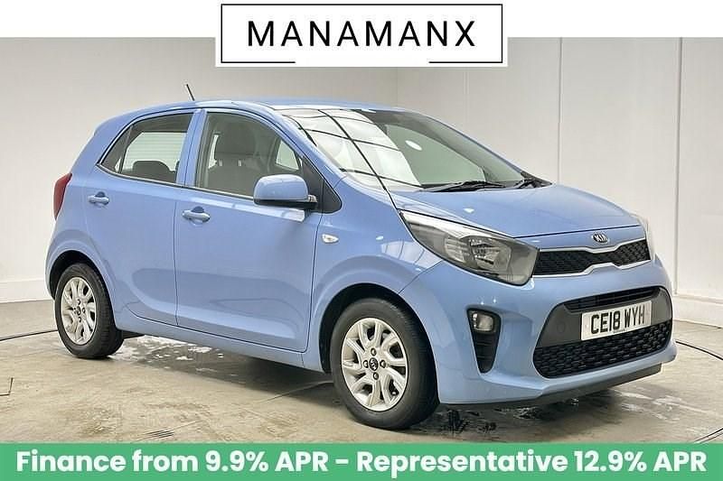 Blue Used 2018 Kia Picanto Hatchback | £7,190 (Good price) - Image 1/2