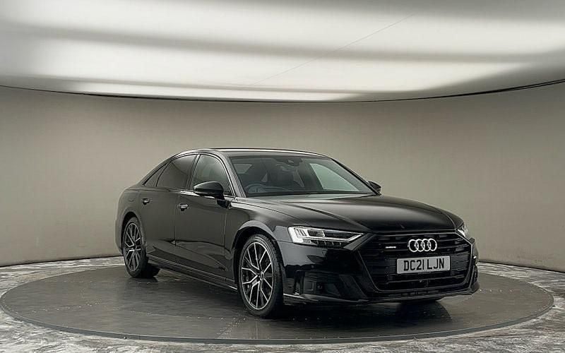 Mythos black Used 2021 Audi A8 Black Edition Sedan | £32,000 (Fair price) - Image 1/4