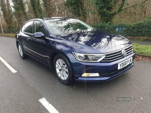 Blue Used 2019 VW Passat S Sedan | £10,450 (Good price) - Image 1/4